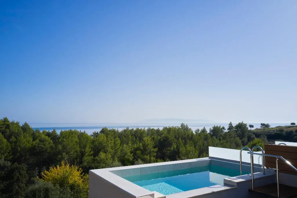JUNIOR SUITE SEA VIEW WITH PRIVATE POOL Room, Celestial All Suites, Kefallinia