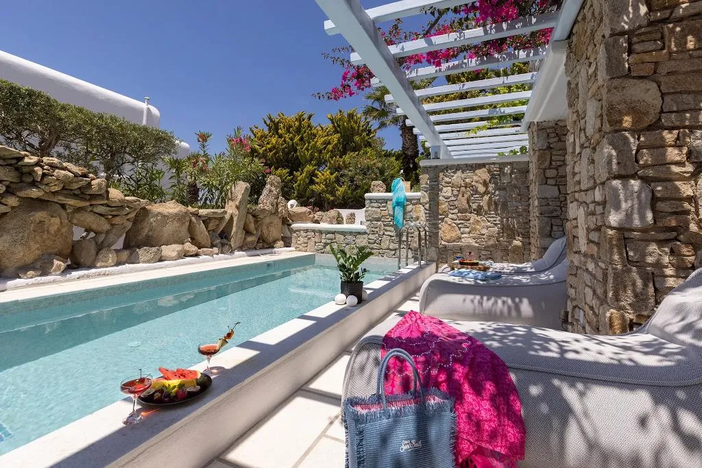 SUITE TWO BEDROOMS WITH AIR CONDITIONING Room, Saint John Hotel Villas & Spa, Mykonos