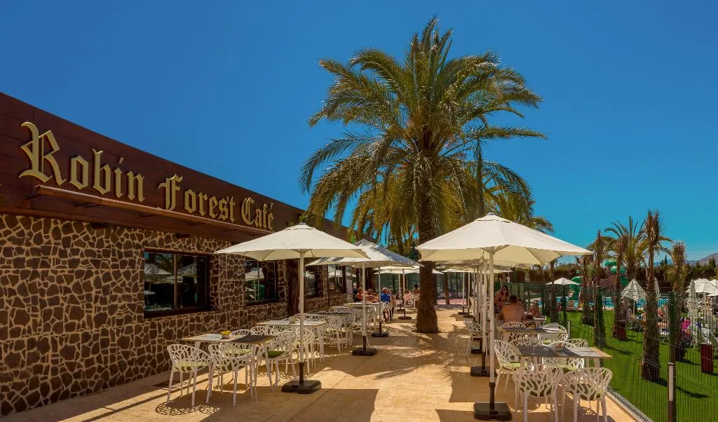 Terrace, Magic Robin Hood Resort, Costa Blanca