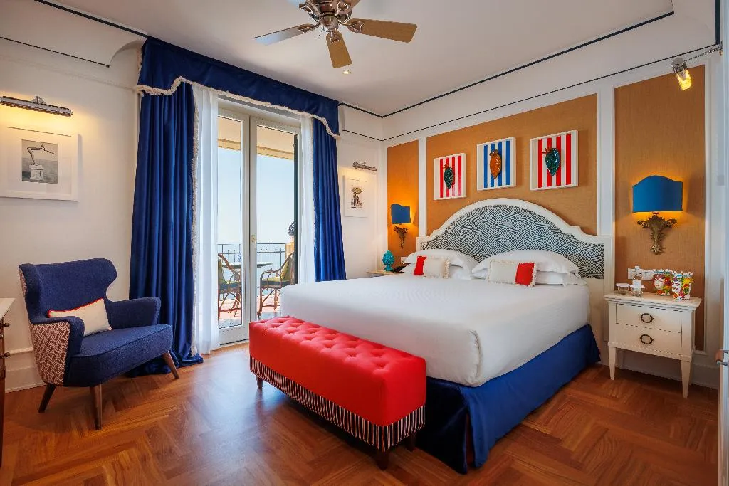 DOUBLE DELUXE WITH BALCONY Room, Grand Hotel San Pietro, Taormina