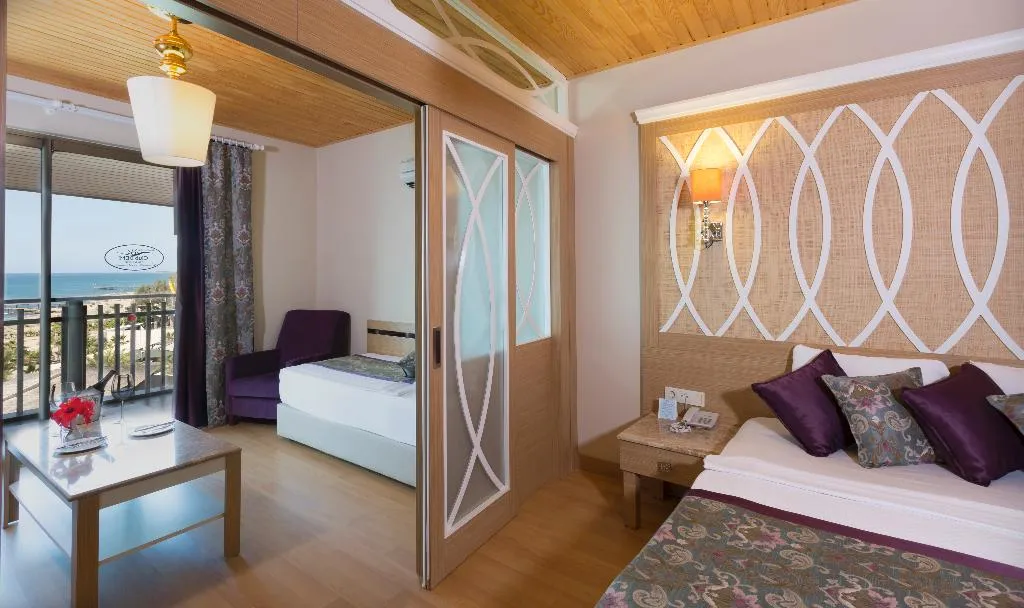 DOUBLE SEA VIEW Room, Quattro Family Club Dem Hotel, Antalya