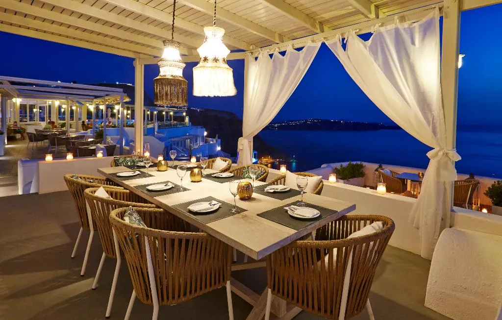 Restaurant, Volcano View Hotel, Santorini
