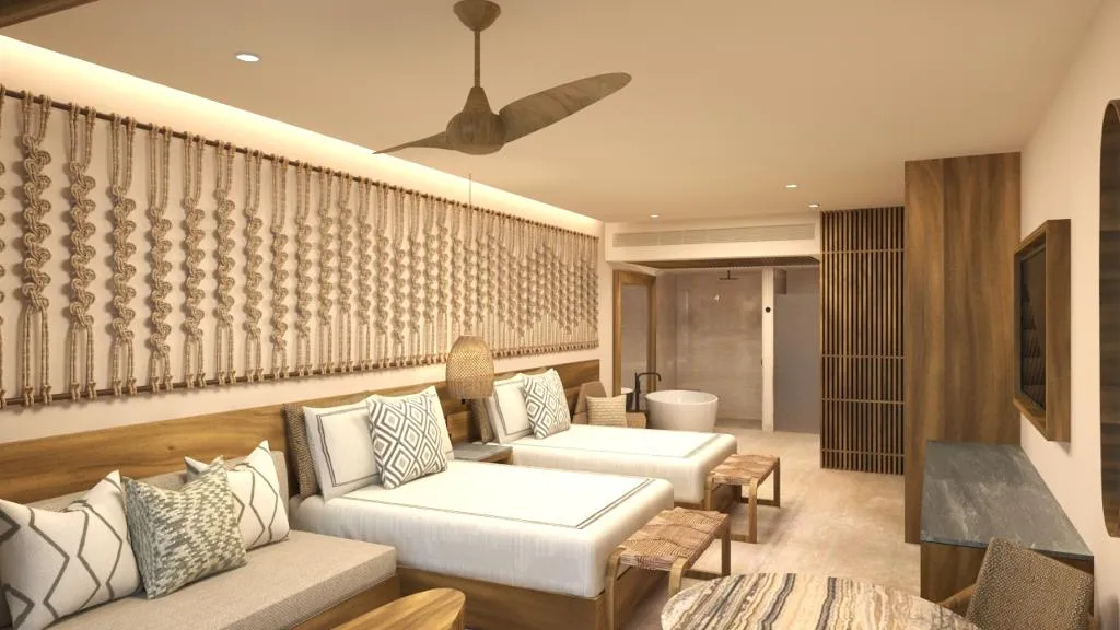 JUNIOR SUITE CLUB TWO QUEEN BEDS Room, Secrets Playa Blanca Costa Mujeres, Cancun Area
