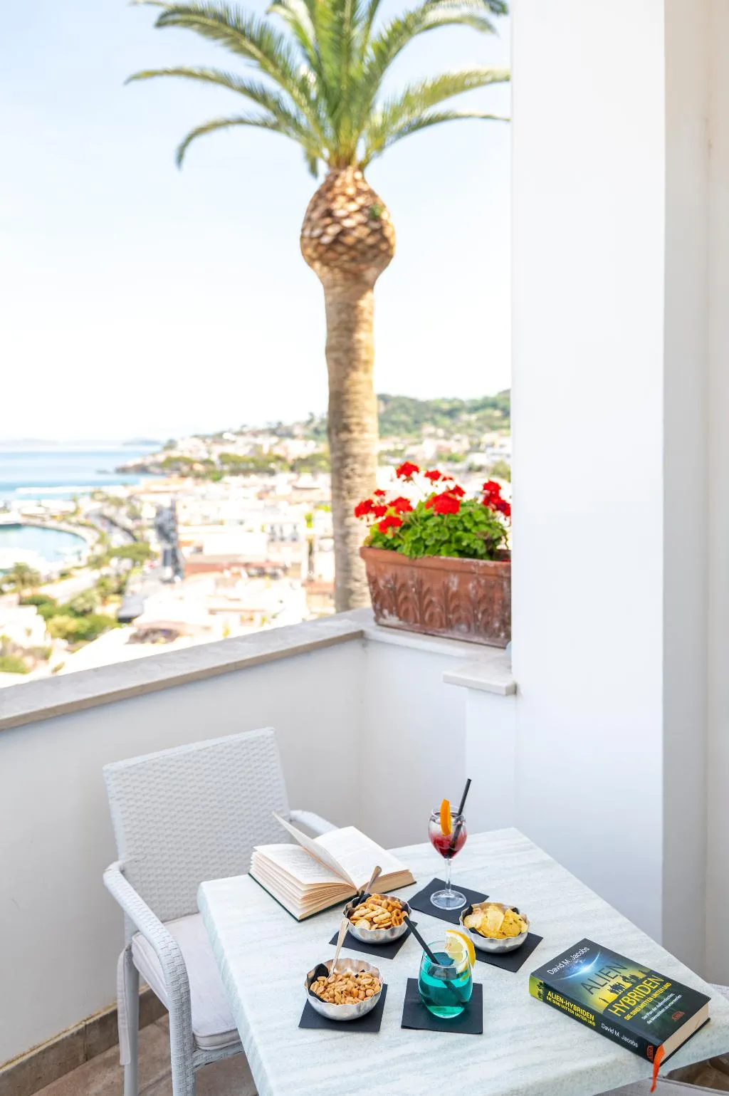Terrace, Terme Gran Paradiso Hotel, Naples