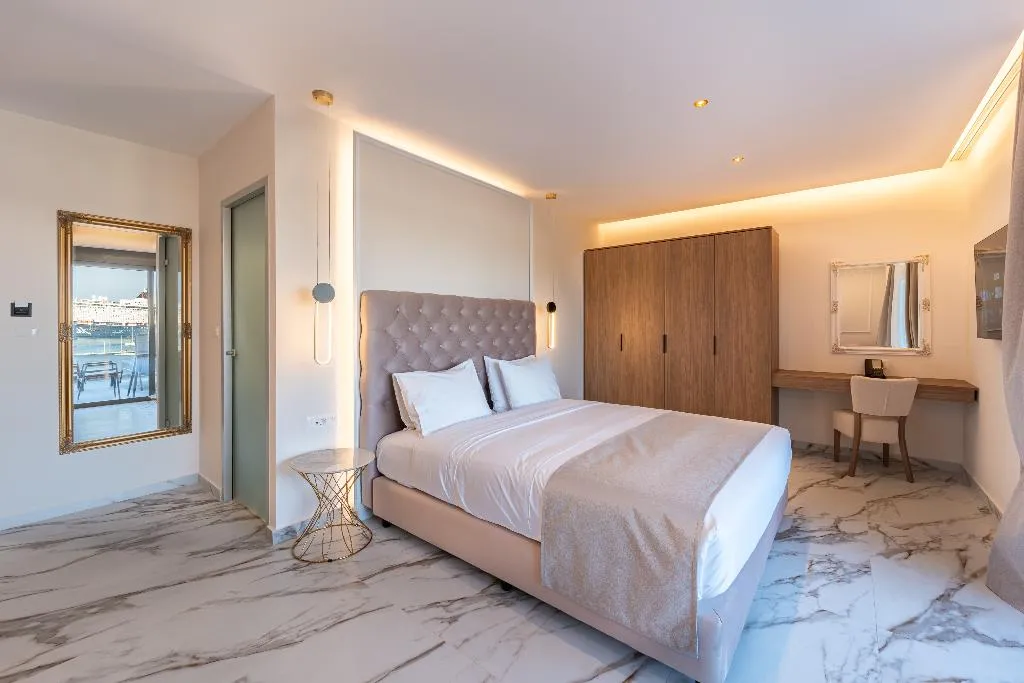SUITE DELUXE ONE BED Room, Philia Center Suites, Rhodes