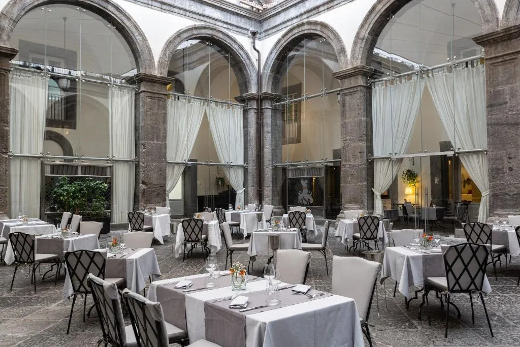 Restaurant, Palazzo Caracciolo Naples, Naples
