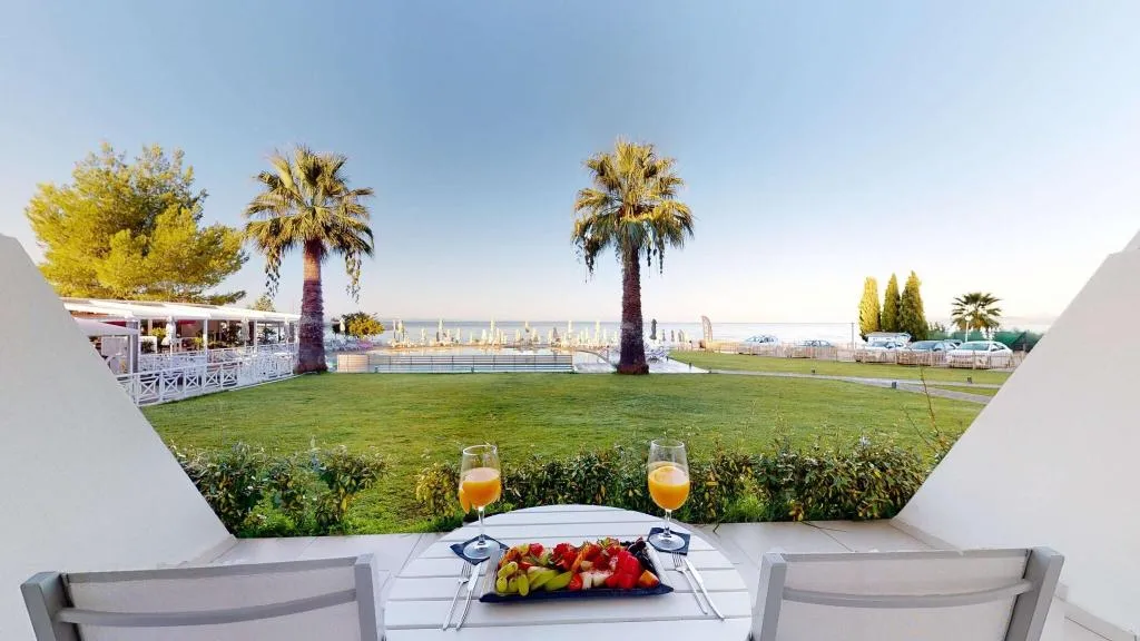 Terrace, Acrotel Lilyann Boutique hotel, Halkidiki