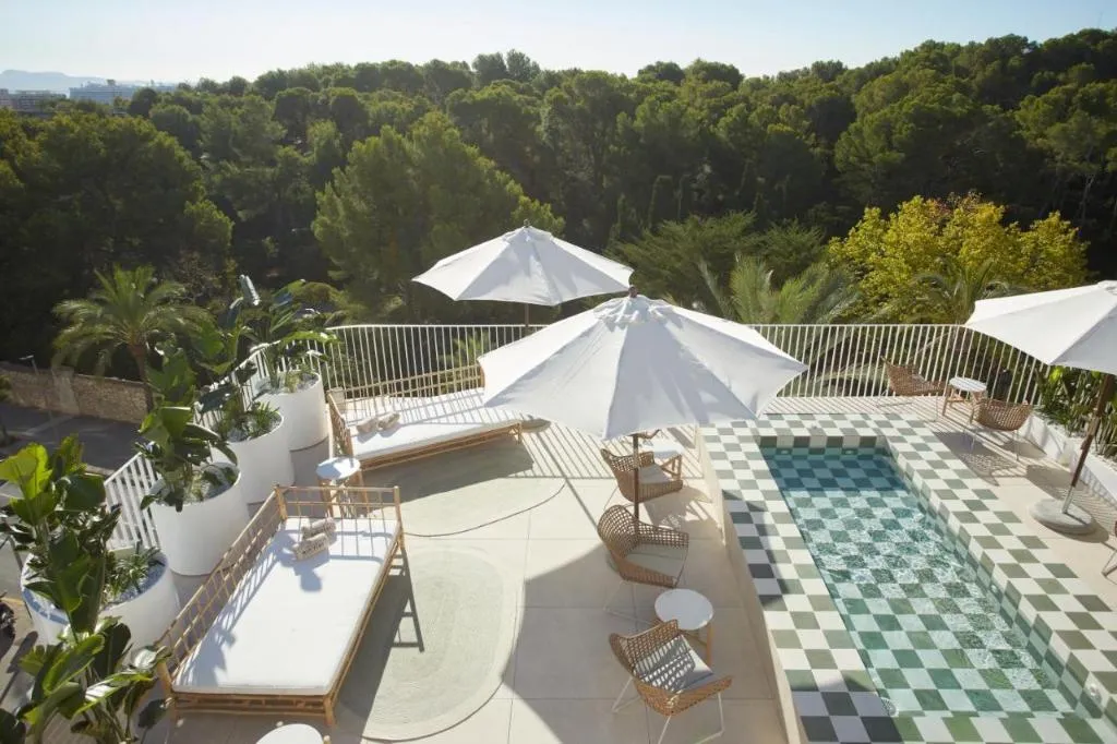 Terrace, Belle Marivent Mediterranean Petit Hotel, Majorca