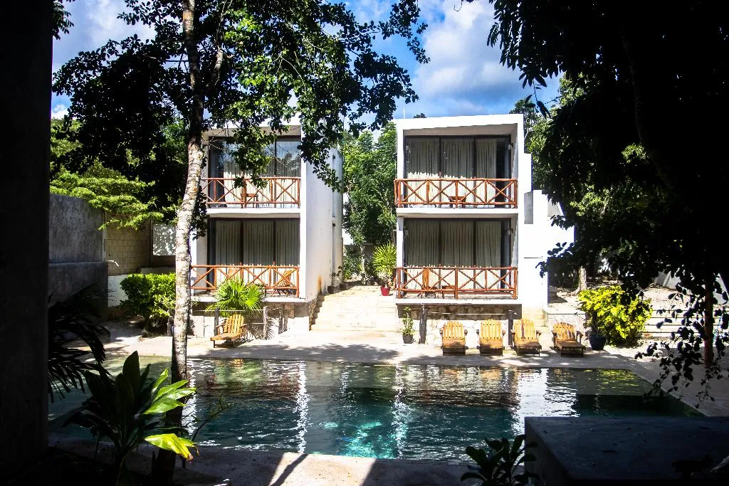 DOUBLE POOL VIEW KING BED Room, Hotel Cenotes Casa Tortuga, Cancun Area
