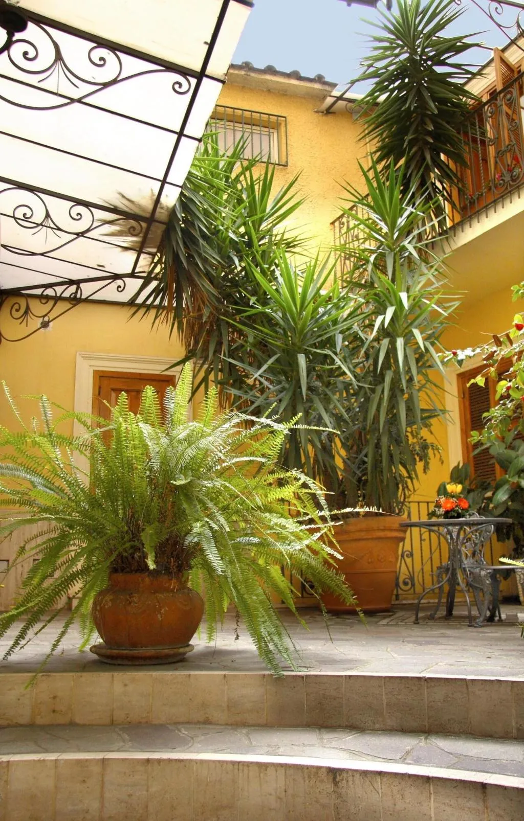 Terrace, Villa San Lorenzo, Rome