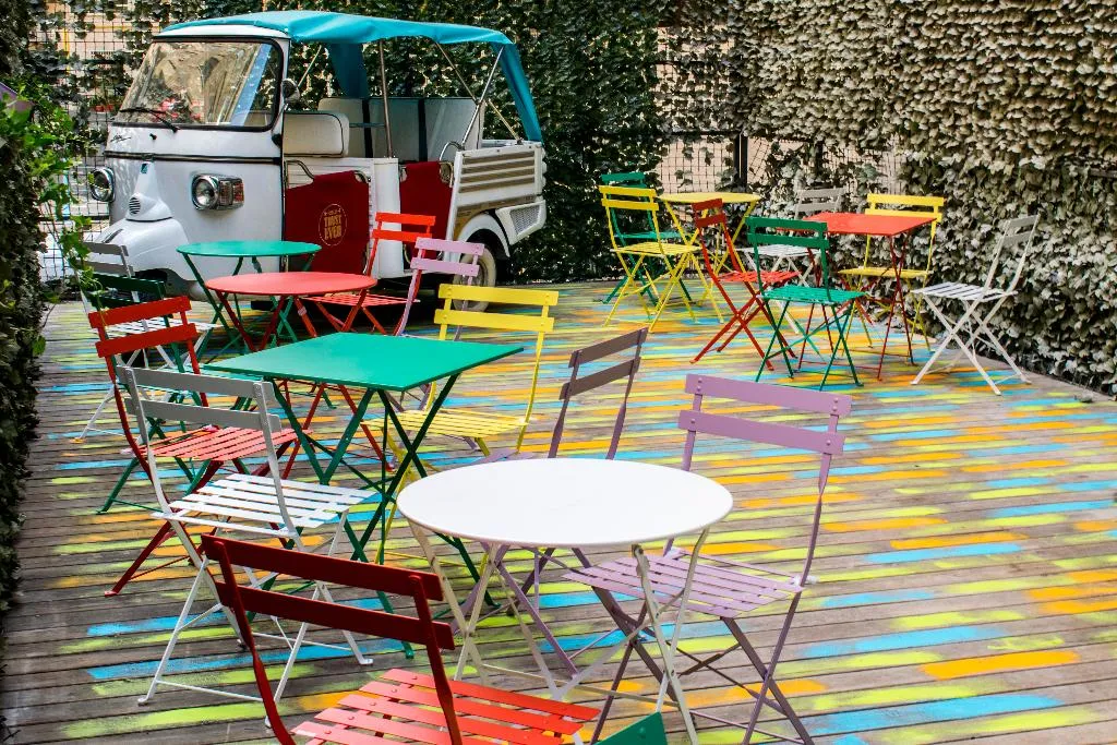 Terrace, Hostel Trastevere 1, Rome