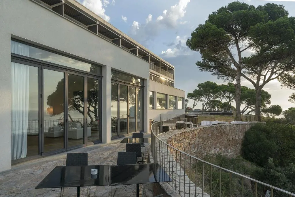 Terrace, Parador de Aiguablava, Costa Brava