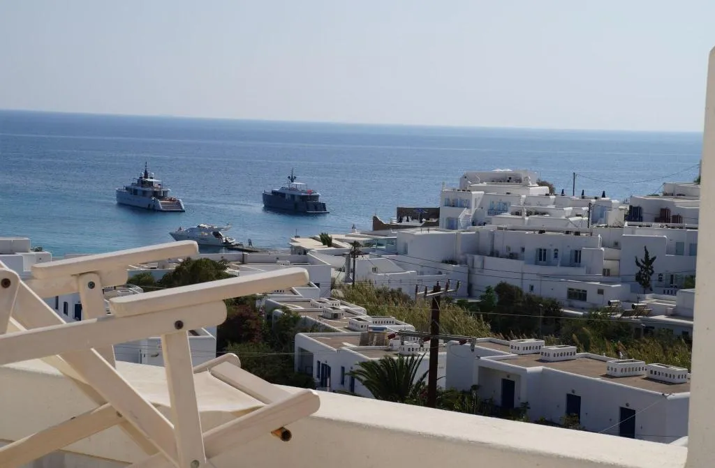 QUADRUPLE DELUXE SEA VIEW Room, The George Hotel, Mykonos
