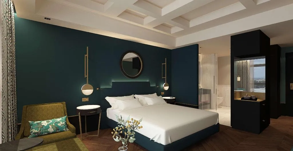 DOUBLE DELUXE KING BED Room, Hilton Rome Eur La Lama, Rome