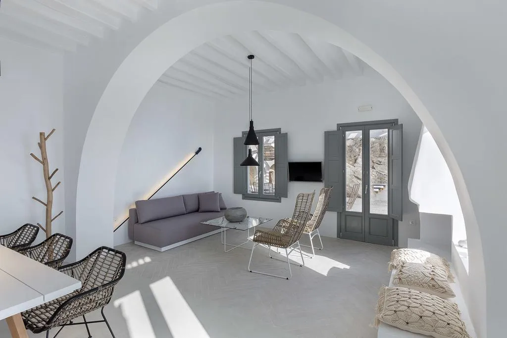 VILLA THREE BEDROOMS Room, Sea Line Villas, Mykonos