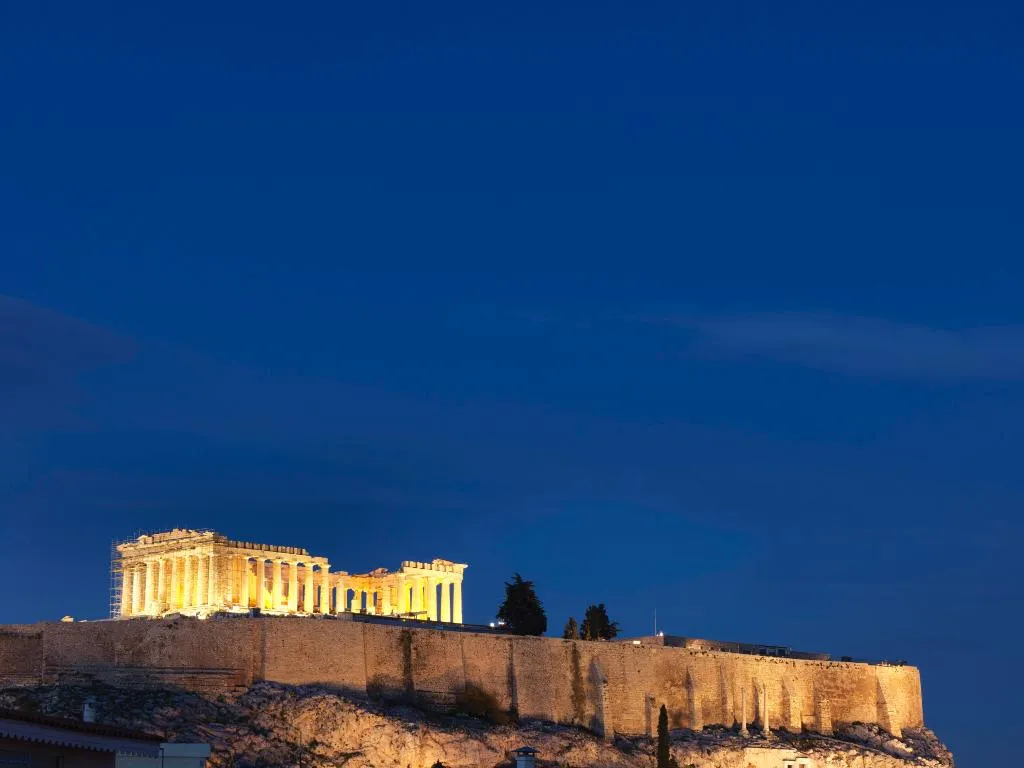 Terrace, Acropolis Hill, Athens
