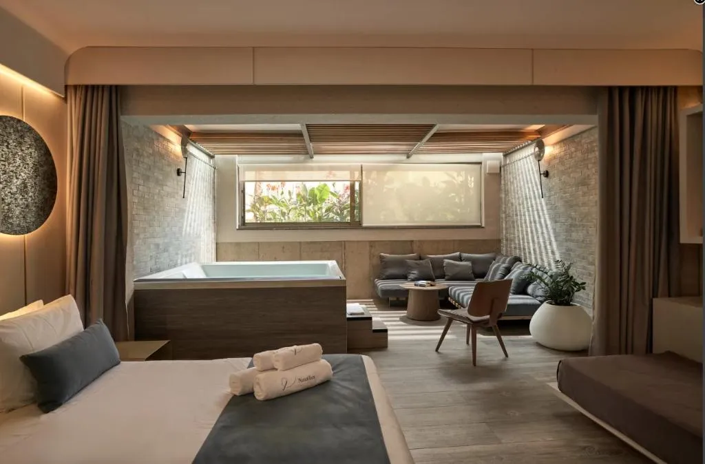 Double or Twin WITH JACUZZI Room, Nautilux Rethymno by Mage Hotels, Crete