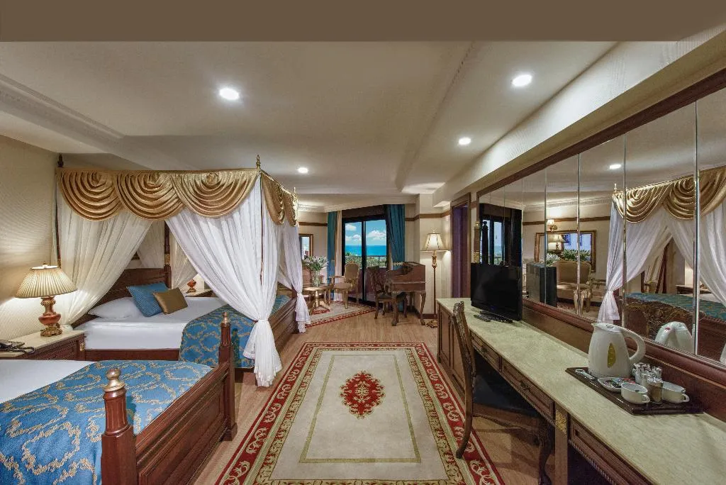 DOUBLE SINGLE USE SIDE SEA VIEW Room, Delphin Palace, Antalya