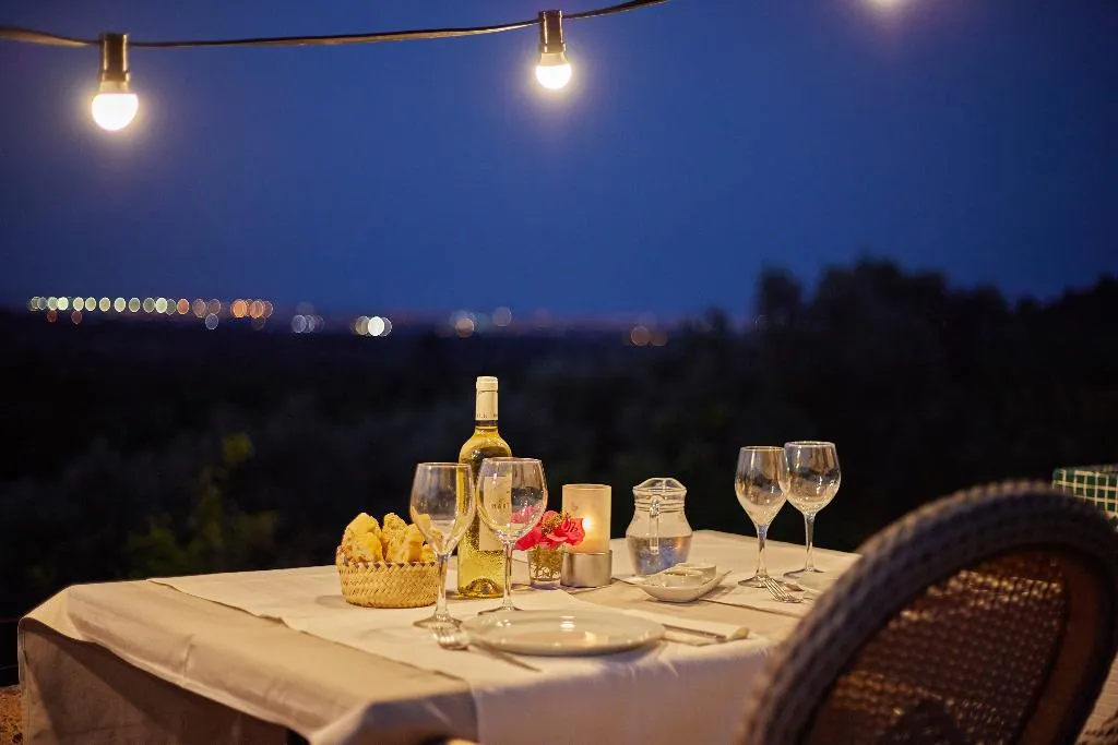 Terrace, Agroturismo Alquería Blanca, Majorca