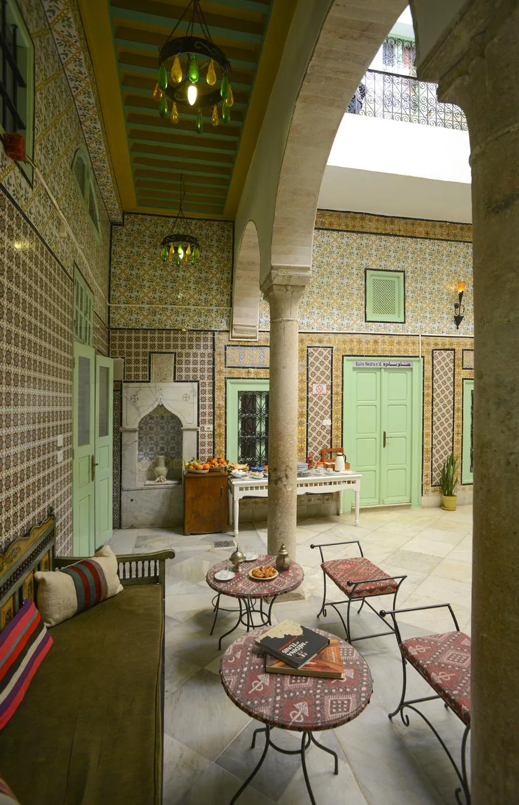 Lobby, Dar Ya Hostel, Tunisia