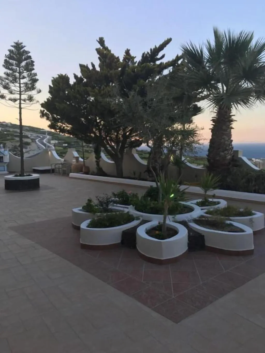 Terrace, Suites Blue Hotel and Spa, Santorini