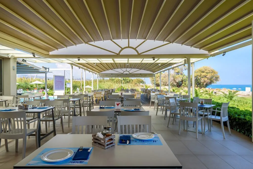 Terrace, Marinos Beach, Crete
