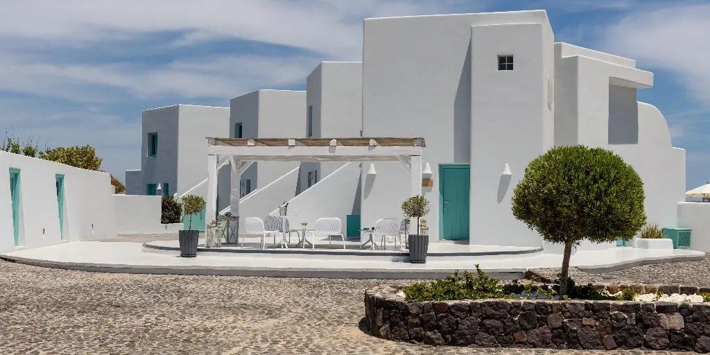 General view, Neptune Luxury Spa Suites, Santorini