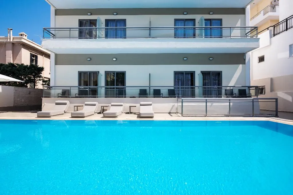 DOUBLE POOL VIEW Room, Angela Downtown Hotel, Rhodes