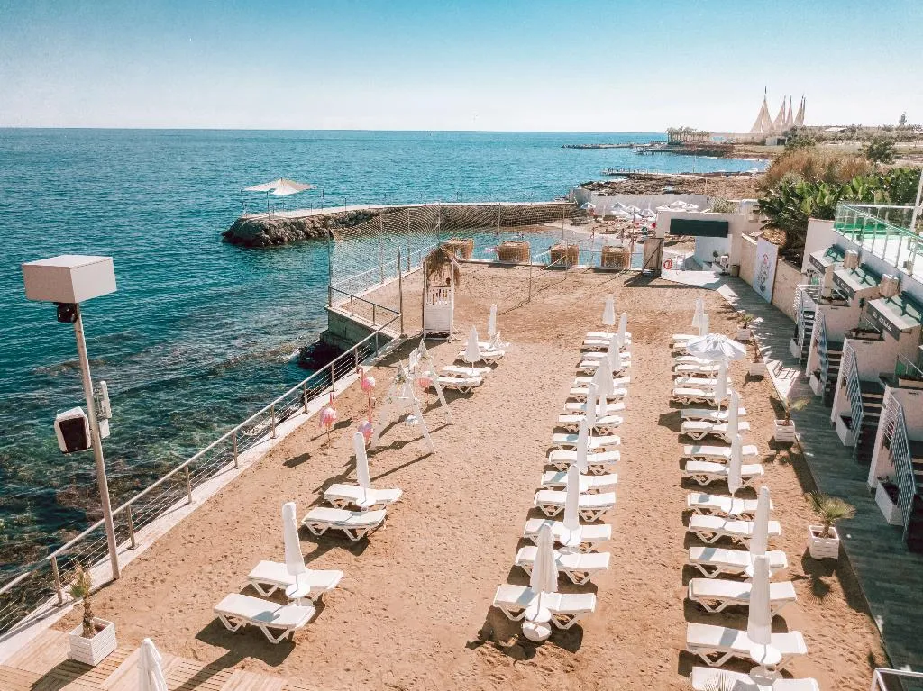 Beach, White City Resort Hotel, Antalya