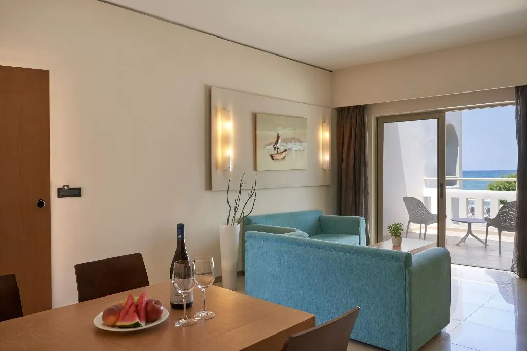 JUNIOR SUITE SEA VIEW Room, Atlantica Amalthia Beach Hotel, Crete
