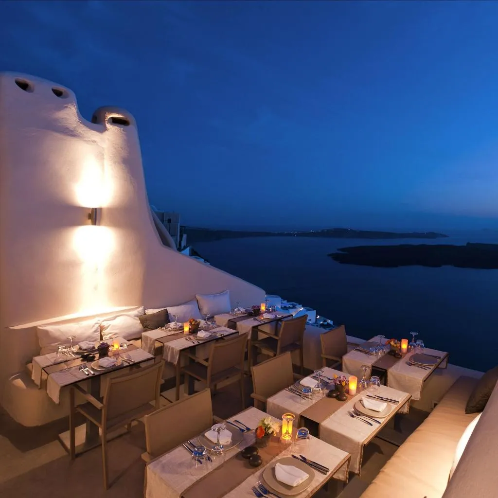 Restaurant, Kapari Natural Resort - member of Unique Lodges Na, Santorini