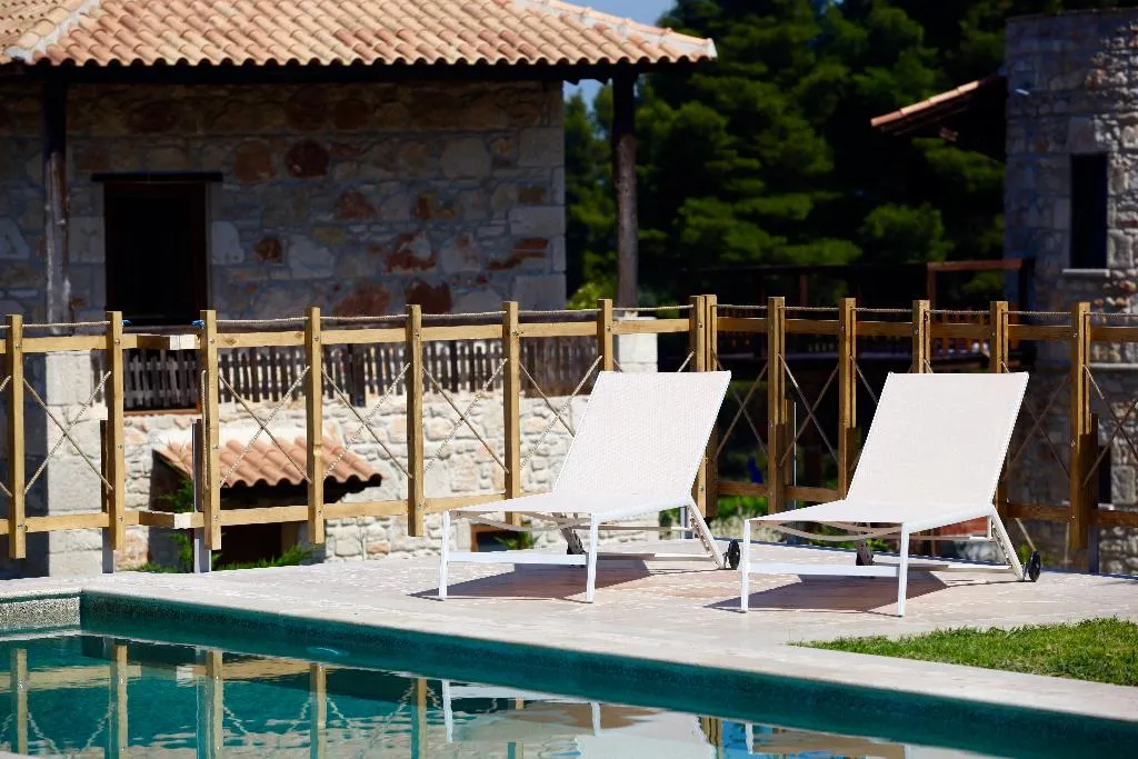 VILLA THREE BEDROOMS WITH PRIVATE POOL Room, Fruit Garden Villas, Halkidiki
