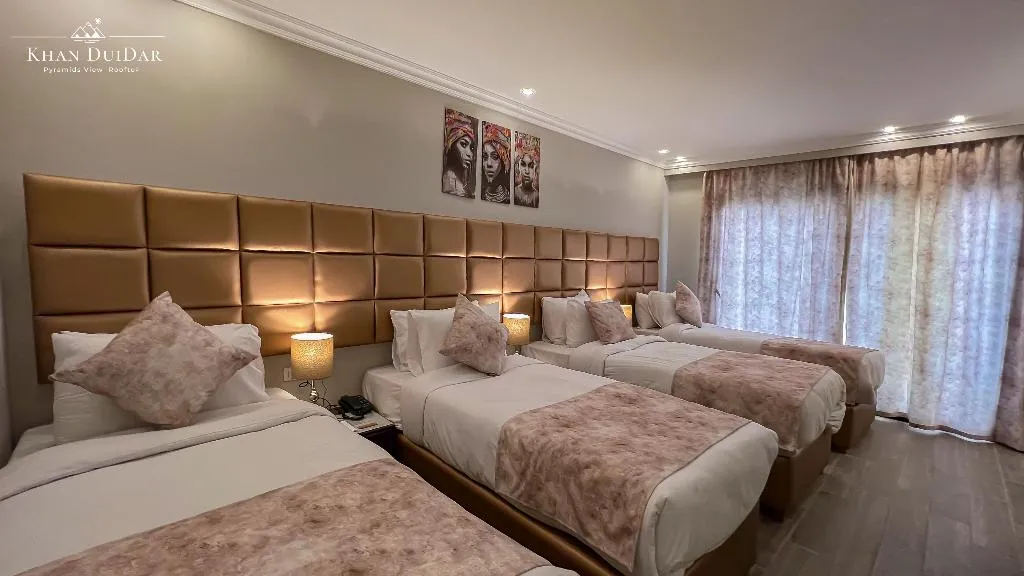 QUADRUPLE ONE BEDROOM ONE BATHROOM Room, Khan Duidar Inn - Pyramids View Rooftop, Cairo