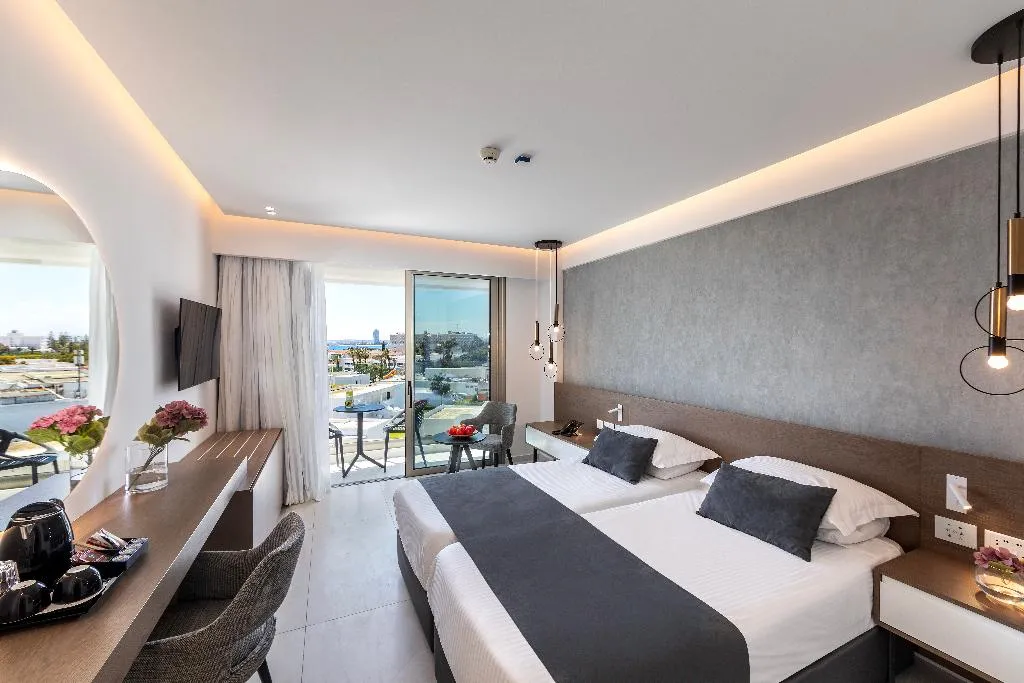 Double or Twin SIDE SEA VIEW Room, Pavlo Napa Beach Hotel, Cyprus