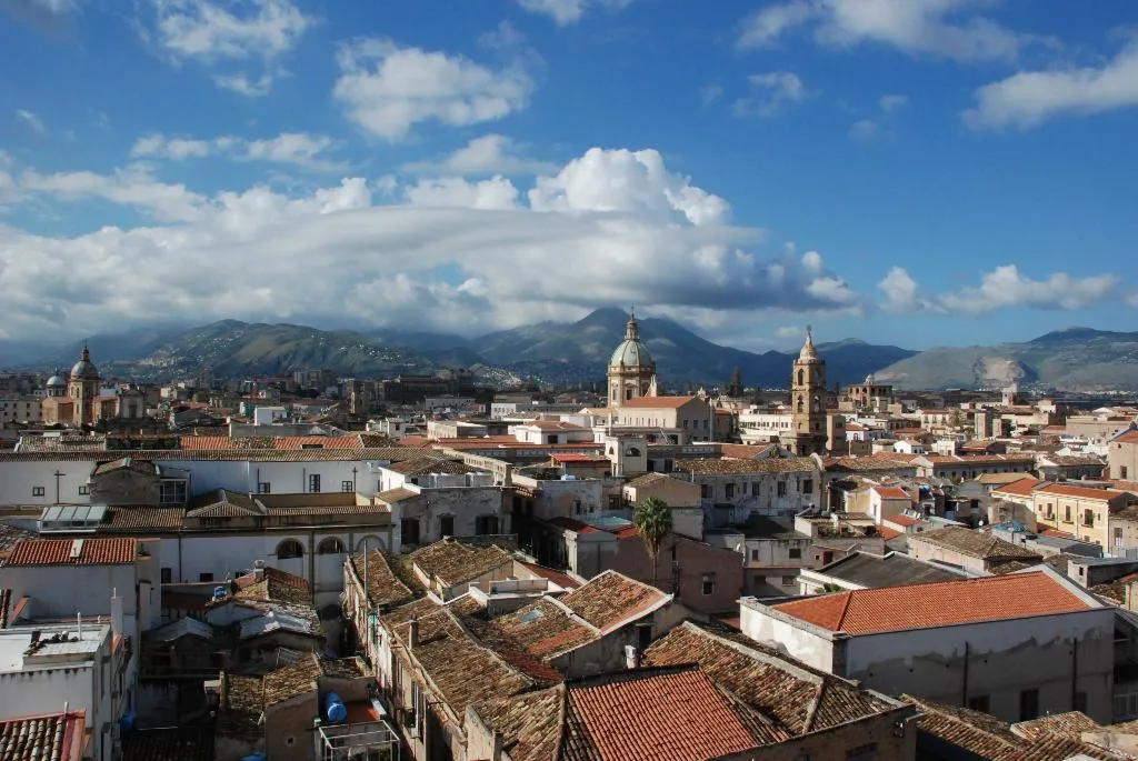 Terrace, Hotel Del Centro, Palermo