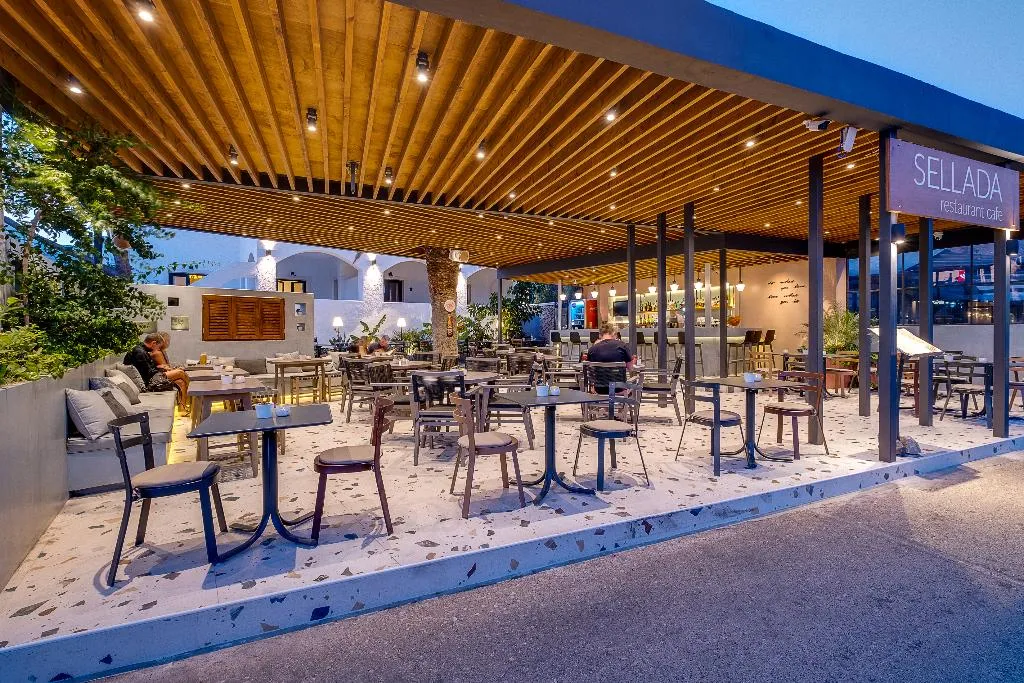 Restaurant, Sellada Beach, Santorini