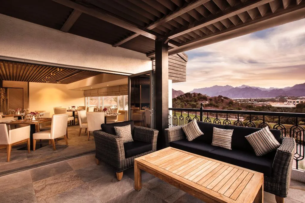Terrace, JA Hatta Fort Hotel, Dubai