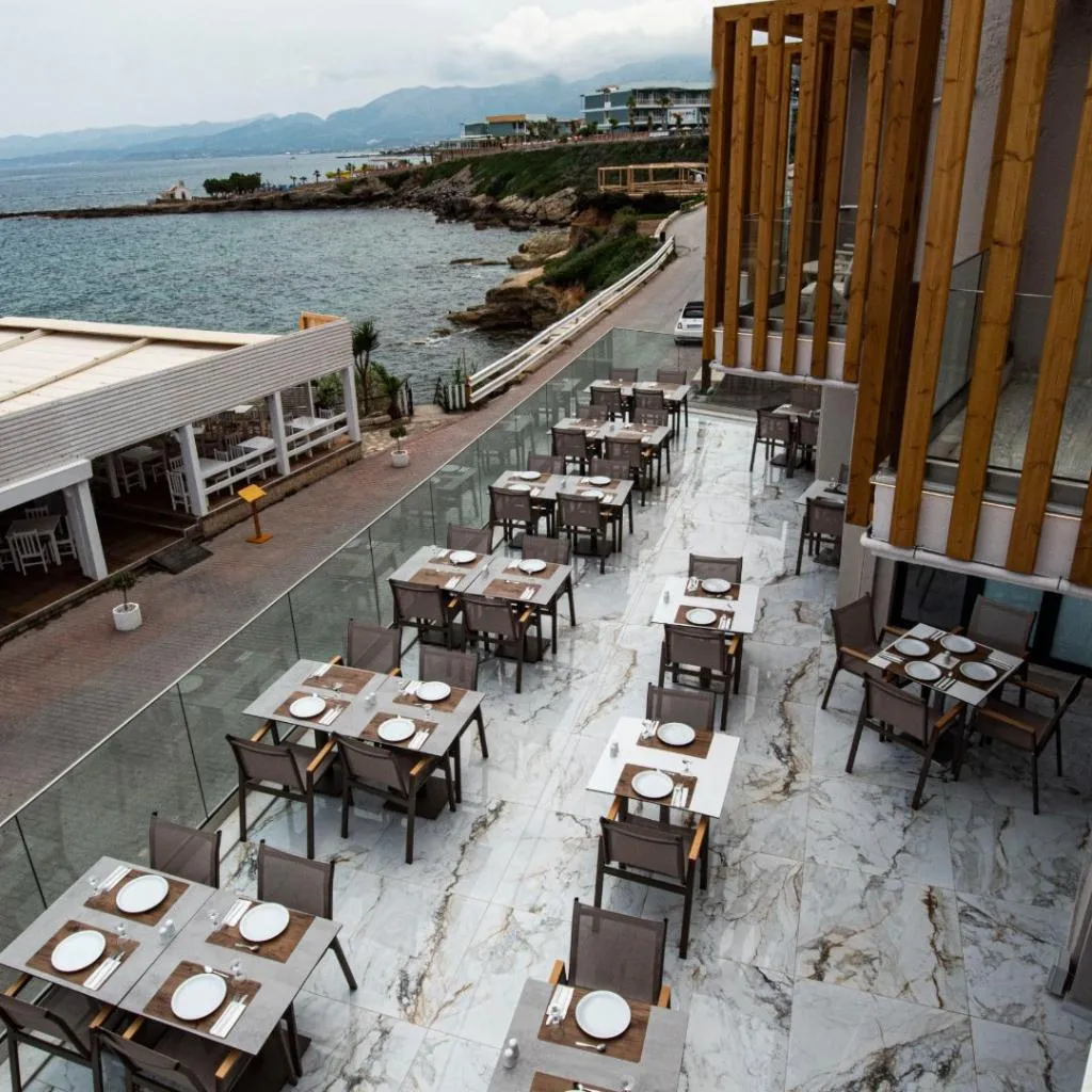 Restaurant, Porto Greco Village Beach hotel, Crete