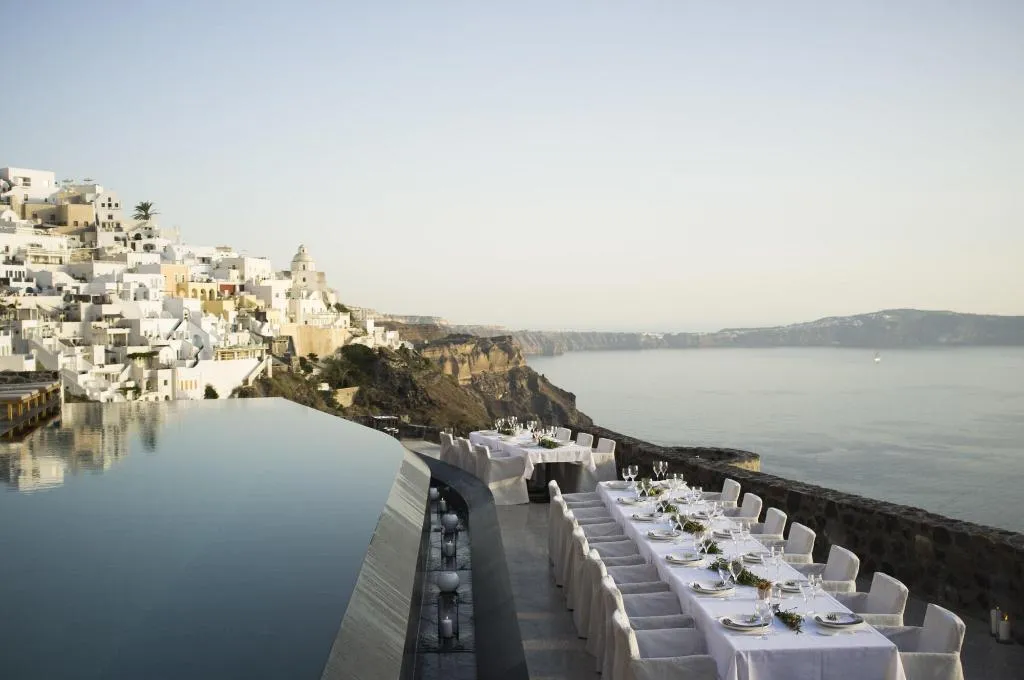 Restaurant, Villa Bordeaux, Santorini