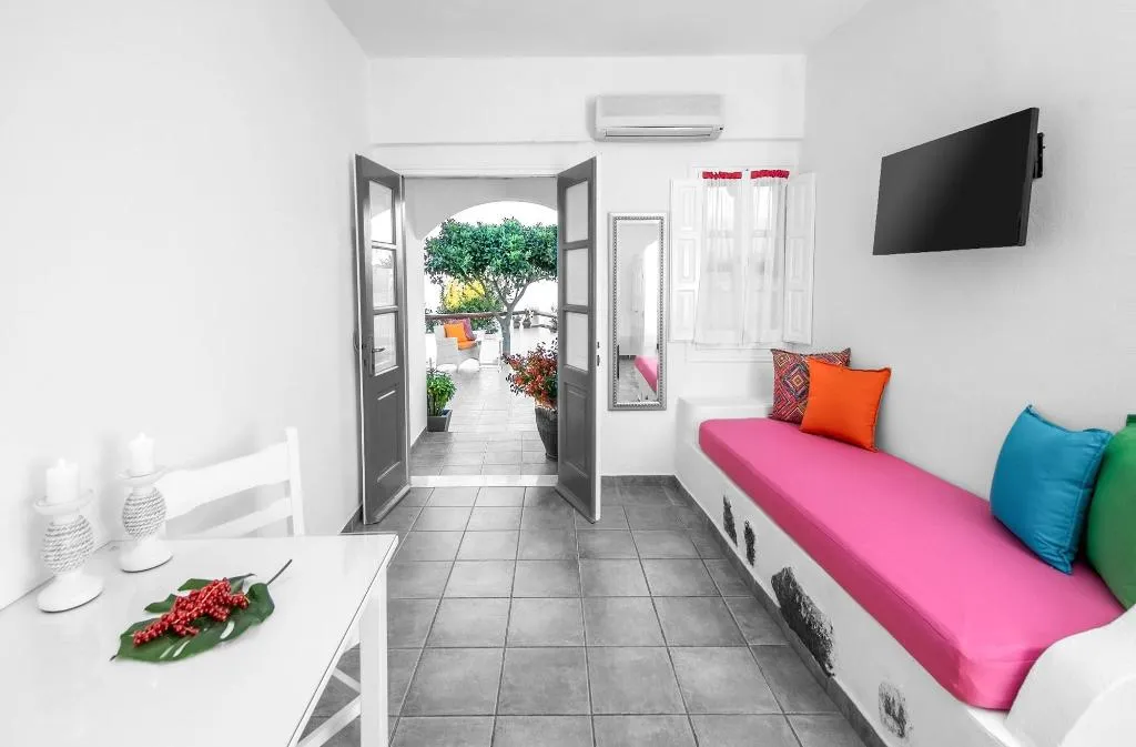 STUDIO SEA VIEW Room, Abelonas Retreat-Sunset and Sunrise Lodgins, Santorini