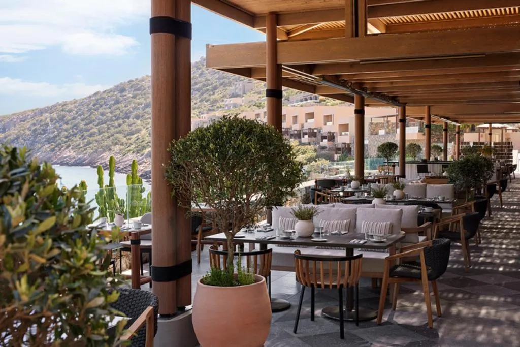 Restaurant, Daios Cove, Crete