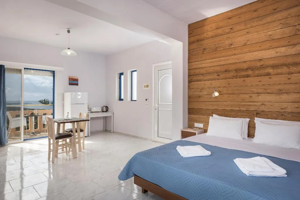 STUDIO SEA VIEW KING BED Room, Esplanade Apartments, Crete