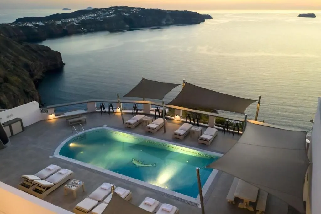 General view, Grand View Hotel, Santorini