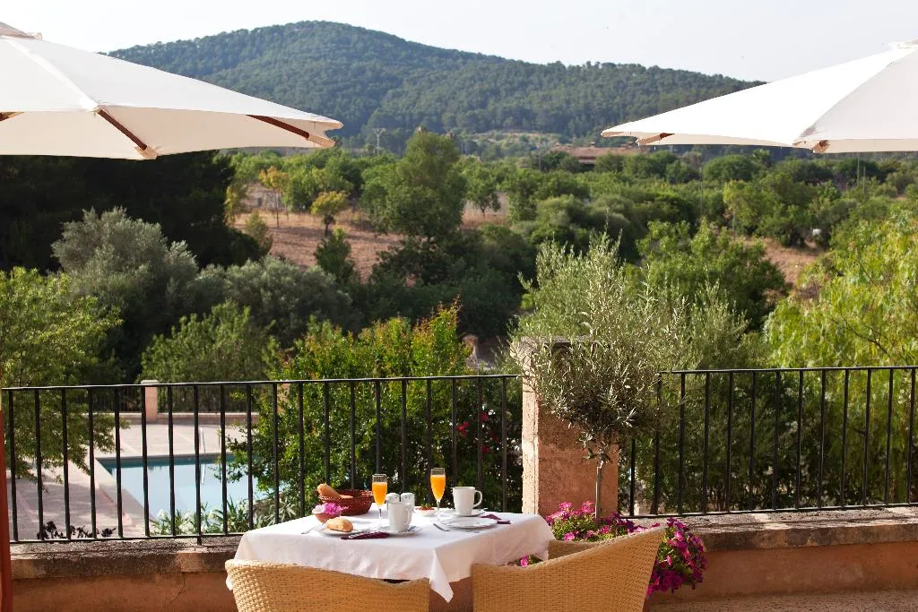 Terrace, Finca Hotel Can Estades, Majorca