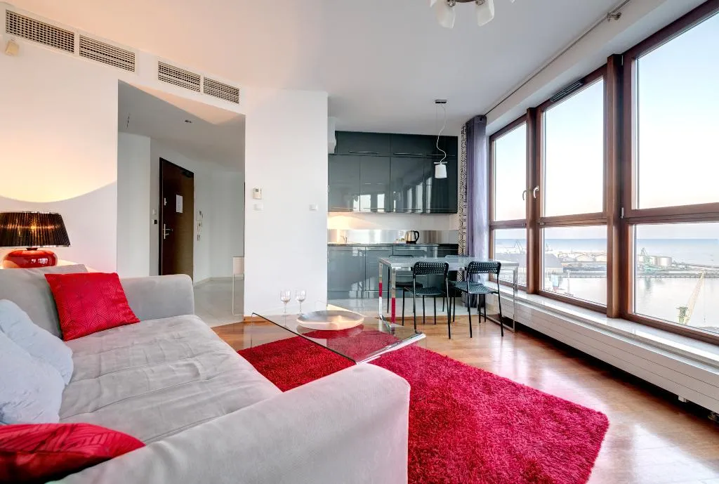 APARTMENT SEA VIEW ONE BEDROOM Room, Dom & House - Apartments Sea Towers, Gdansk
