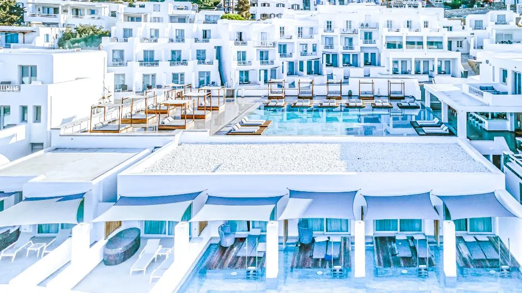 General view, Manoulas Beach, Mykonos
