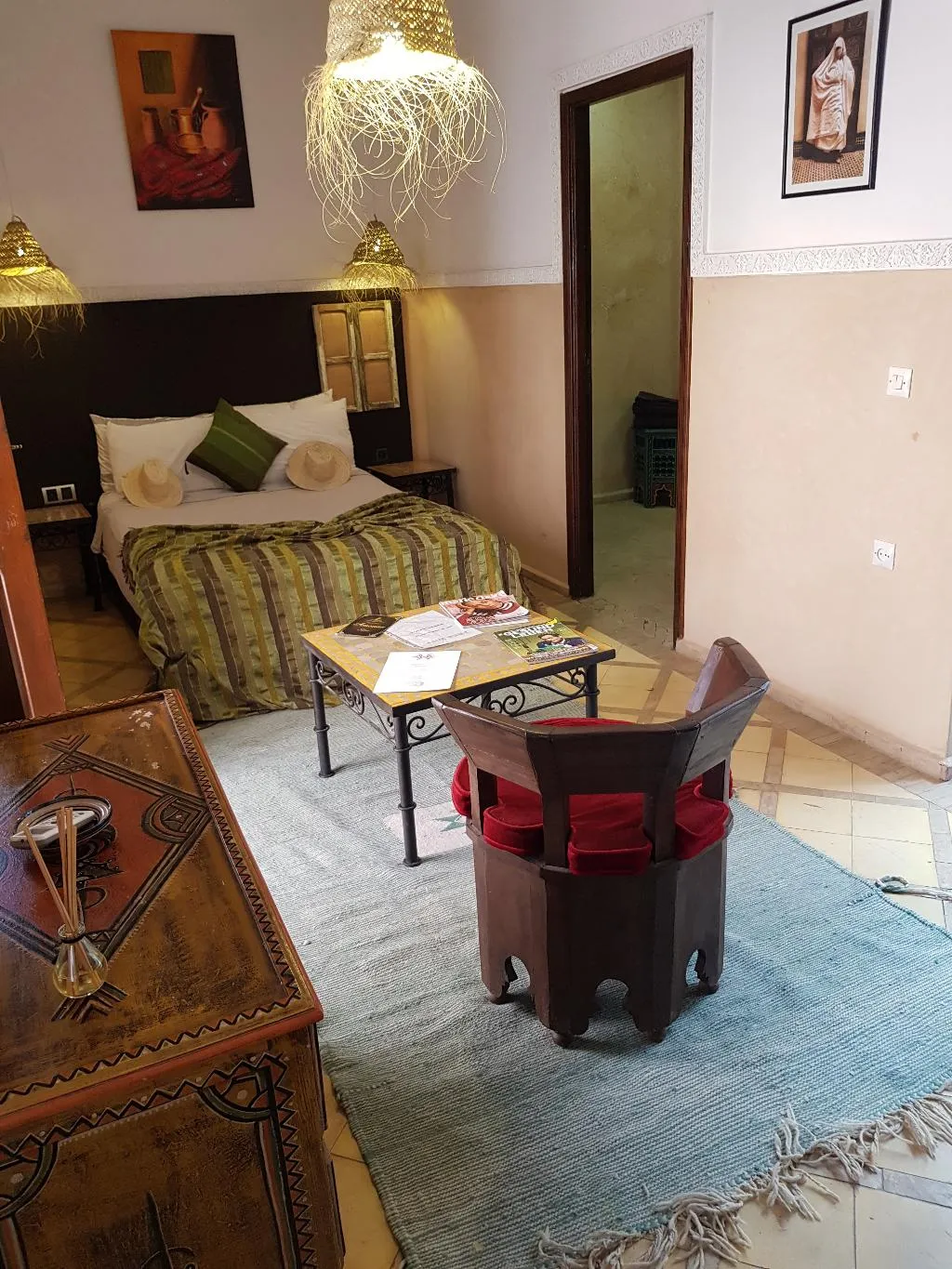 TRIPLE WITH BALCONY Room, Riad Al Wafaa, Marrakech