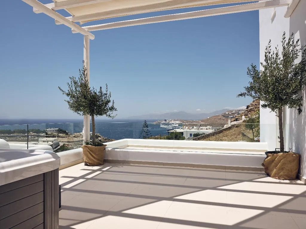 SUITE SEA VIEW WITH TERRACE Room, Arcs Boutique Villa Hotel, Mykonos