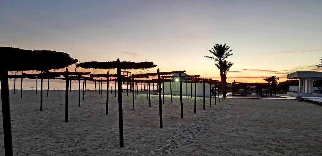 Beach, Les Orangers Garden Villas and Bungalows, Tunisia