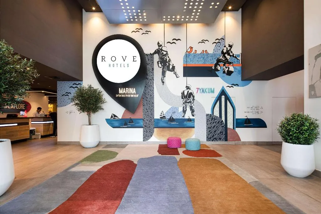 Lobby, Rove Dubai Marina, Dubai